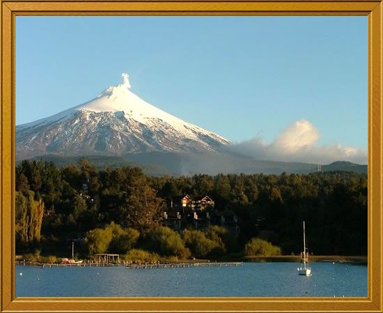 PUCON - CHILE visitalo en un solo lugar... - Foto - Volcan Villarrica Y Lago: Volcan Villarrica Y Lago